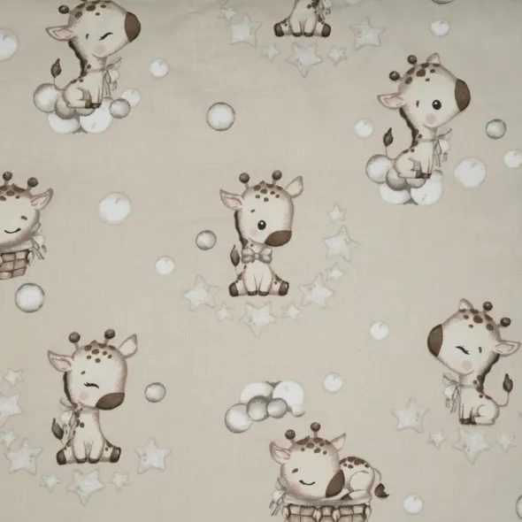 TOMI POVLEČENÍ K5 TISK (120X90) MALÁ ŽIRAFA - POVLEČENÍ DO POSTÝLKY - SPINKÁNÍ