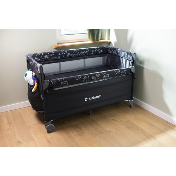 KIDNORT CESTOVNÍ POSTÝLKA KIDNORT STUGAN SVĚTLE ŠEDÁ - CESTOVNÍ POSTÝLKY - SPINKÁNÍ