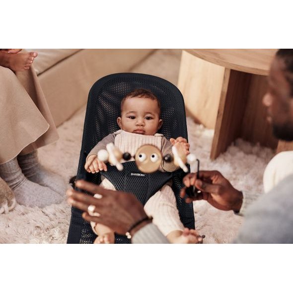 BABYBJÖRN HRAČKA NA LEHÁTKO OČIČKA GOOGLY EYES, BLACK/WHITE - LEHÁTKA A HOUPADLA - SPINKÁNÍ