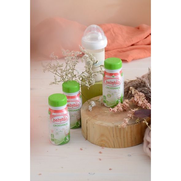 BABYBIO 6X CROISSANCE 3 TEKUTÉ BATOLECÍ KOJENECKÉ BIO MLÉKO 1 L - KOJENECKÁ MLÉKA - KRMENÍ