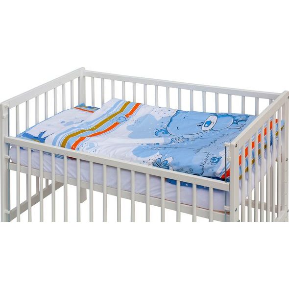 SCARLETT DĚTSKÁ POSTÝLKA S KOMPLETNÍ VÝBAVOU SCARLETT 120 X 60 CM - KOTY - DŘEVĚNÉ POSTÝLKY - SPINKÁNÍ