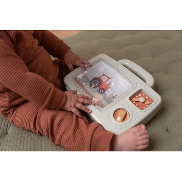 LITTLE DUTCH HUDEBNÍ TELEVIZE FARMA - HRAČKY SE ZVUKY - PRO DĚTI