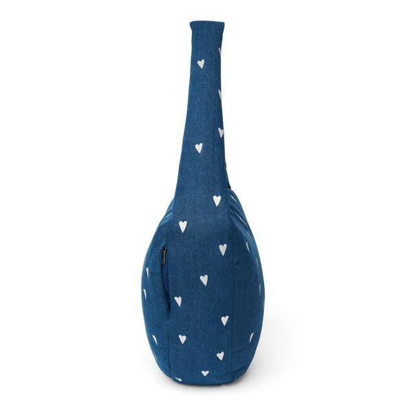 STUDIO NOOS DENIM CROSS BODY BAG | HEARTS DARK BLUE WHITE HEARTS - DOPLŇKY - PRO MAMINKY