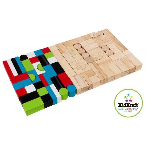 KIDKRAFT - DŘEVĚNÝ SET - 100 KUSŮ - VÝPRODEJ - OUTLET