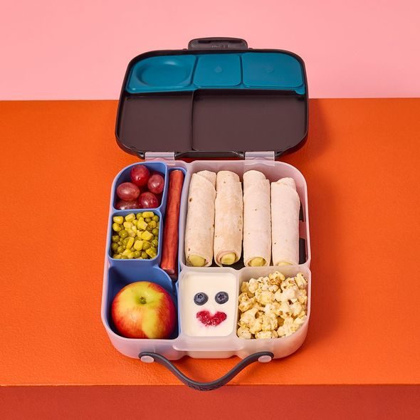 B.BOX SILIKONOVÝ BENTO ORGANIZÉR DO VELKÉHO BOXU - MODRÝ - KRABIČKY NA SVAČINU - KRMENÍ