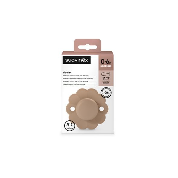 SUAVINEX DUDLÍK SX PRO FYZIOLOGICKÝ WONDER 0/6M - CORK - ŠIDÍTKA A DOPLŇKY - KRMENÍ