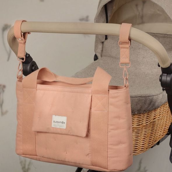 SUAVINEX SUAVINEX POETRY PŘEBALOVACÍ TAŠKA MALÁ - RŮŽOVÁ - PŘEBALOVACÍ TAŠKY - KOČÁRKY A PŘÍSLUŠENSTVÍ