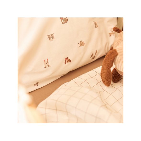 JOLLEIN PROSTĚRADLO NAPÍNACÍ 120X60 CM MILKY COFFEE - PROSTĚRADLA - SPINKÁNÍ