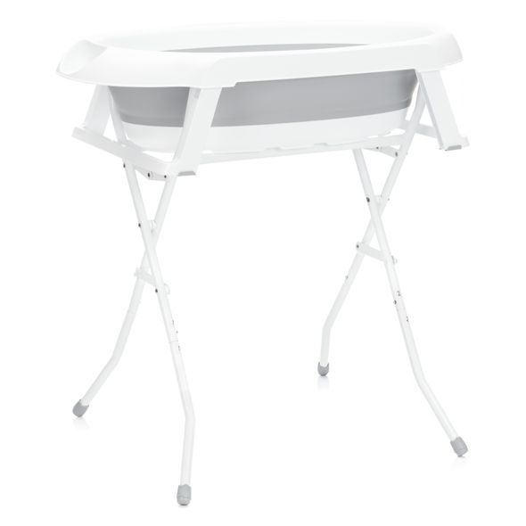 FILLIKID SKLÁDACÍ DĚTSKÁ VANIČKA GREY-WHITE + STOJAN NA VANIČKU - VANIČKY PLASTOVÉ - KOUPÁNÍ A ZDRAVÍ