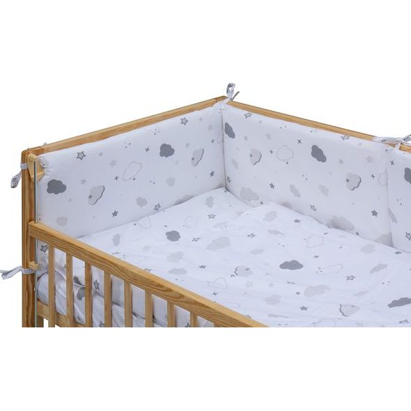 SCARLETT DĚTSKÁ POSTÝLKA S KOMPLETNÍ VÝBAVOU SCARLETT 120 X 60 CM - KRENA - DŘEVĚNÉ POSTÝLKY - SPINKÁNÍ