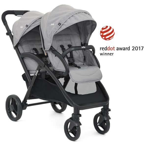 JOIE EVALITE DUO GREY FLANNEL - KOČÁRKY PRO SOUROZENCE - KOČÁRKY A PŘÍSLUŠENSTVÍ