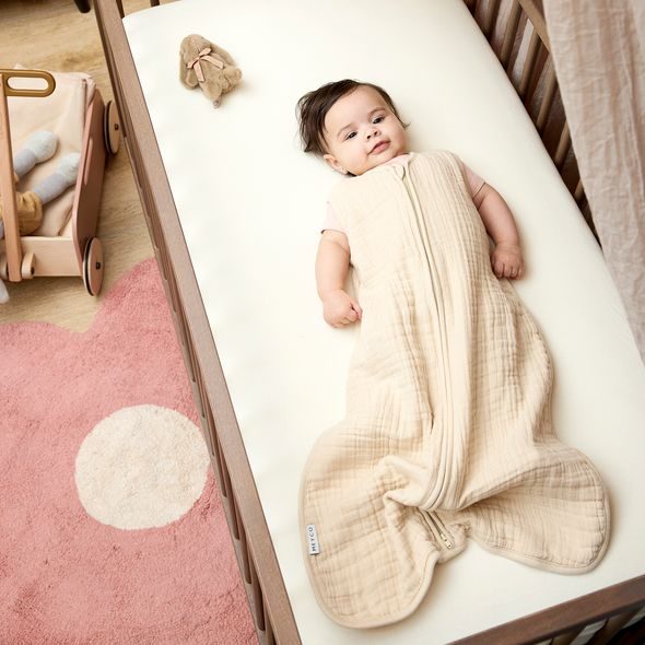 MEYCO LETNÍ MUŠELÍNOVÝ SPACÍ VAK 60 CM - SOFT SAND - SPACÍ PYTLE - SPINKÁNÍ