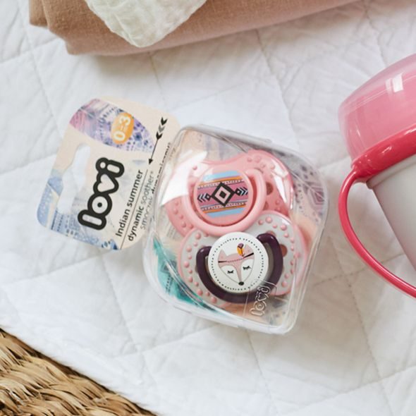 LOVI DUDLÍK SILIKONOVÝ DYNAMICKÝ 0-3M INDIAN SUMMER 2KS GIRL - ŠIDÍTKA A DOPLŇKY - KRMENÍ