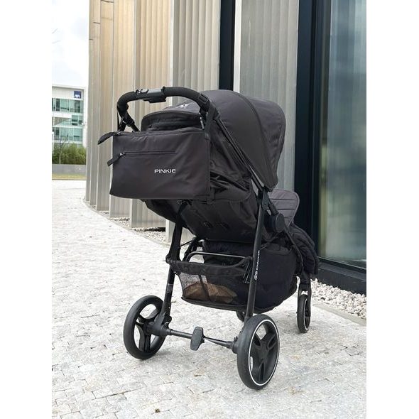 PINKIE ORGANIZÉR SOFTSHELL BLACK CLOSED - ORGANIZÉRY A KOŠÍKY - KOČÁRKY A PŘÍSLUŠENSTVÍ