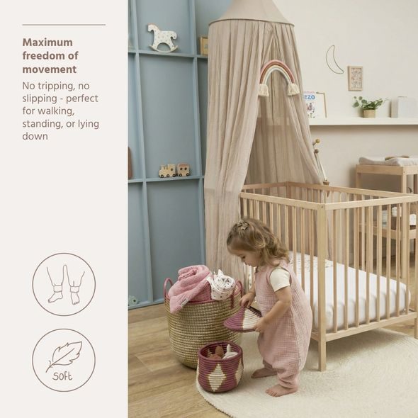 MEYCO LETNÍ MUŠELÍNOVÝ JUMPER VEL.92 - SOFT PINK - SPACÍ PYTLE - SPINKÁNÍ