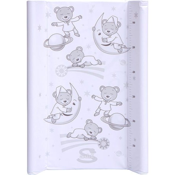 SCARLETT PŘEBALOVACÍ PODLOŽKA S PEVNOU VLOŽKOU GALAXY 70X50CM BÍLÁ - PŘEBALOVACÍ PODLOŽKY - PŘEBALOVÁNÍ