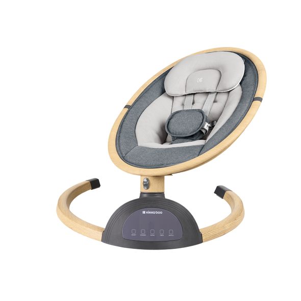 KIKKABOO HOUPACÍ LEHÁTKO ELEKTRICKÉ ASHLEE DARK GREY - LEHÁTKA A HOUPADLA - SPINKÁNÍ