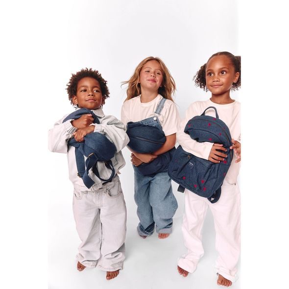 STUDIO NOOS DENIM MIDI BACKPACK - BATŮŽEK | DARK BLUE - BATOHY A TAŠKY - PRO DĚTI
