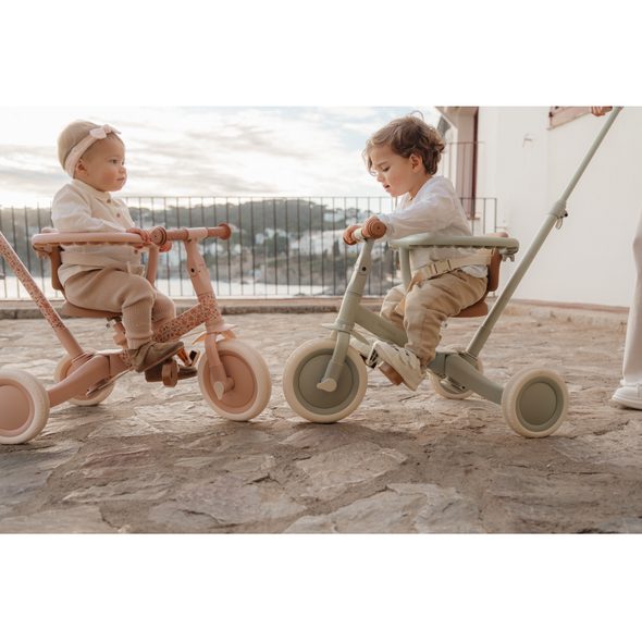 LITTLE DUTCH TŘÍKOLKA 4V1 GREEN - TŘÍKOLKY ŠLAPACÍ - NOŠENÍ & SPORT