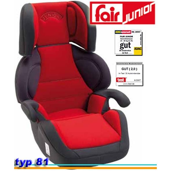 FAIR JUNIOR - AUTOSEDAČKY 15-36KG - AUTOSEDAČKY A PŘÍSLUŠENSTVÍ
