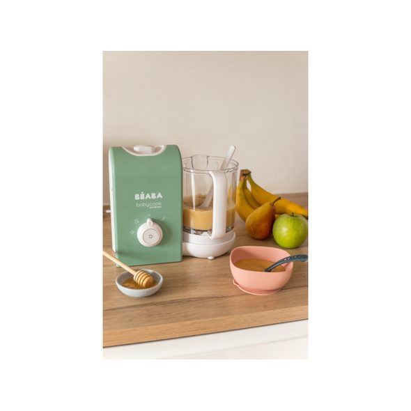 BEABA PARNÍ VAŘIČ + MIXÉR BABYCOOK EXPRESS SAGE GREEN - KUCHYŇSKÉ PŘÍSTROJE - KRMENÍ