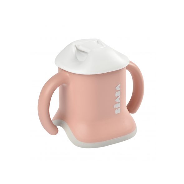 BEABA TRÉNOVACÍ HRNEK 3V1 OLD PINK - DĚTSKÉ HRNEČKY - KRMENÍ