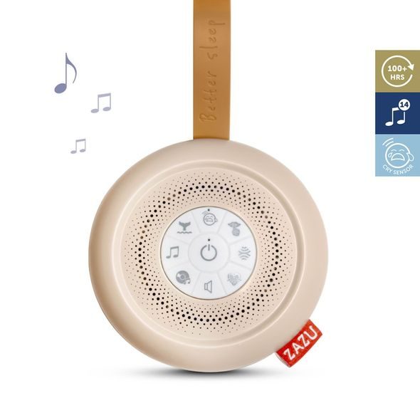 ZAZU SUZY DE LUXE - PŘENOSNÝ USPÁVACÍ MODUL - DOBÍJECÍ - USÍNÁČCI ŠUMÍCÍ / S TLUKOTEM - PRO DĚTI