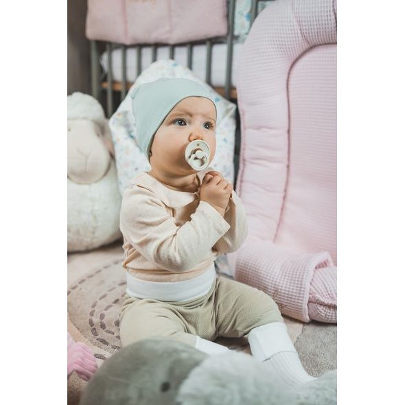 ENIE BABY DĚTSKÁ ČEPICE BAMBOO 0-3M MENTOLOVÁ - ČEPIČKY A KLOBOUČKY - PRO DĚTI