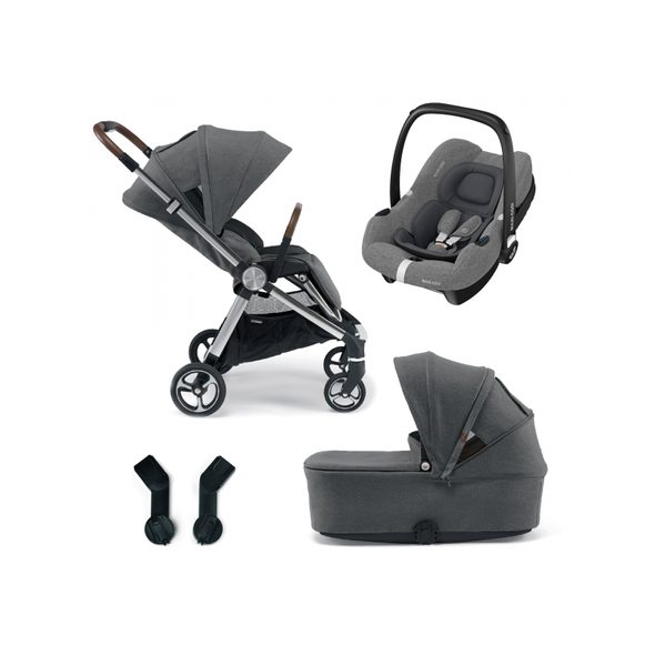 MAMAS & PAPAS STRADA KOČÁREK 2V1 GREY MIST + AUTOSEDAČKA CABRIOFIX - DVOJKOMBINACE - KOČÍKY A PRÍSLUŠENSTVO