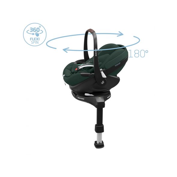 MAXI-COSI PEBBLE 360 PRO 2 AUTOSEDAČKA TWILLIC GREEN + ZÁKLADNA FAMILYFIX 360 PRO - AUTOSEDAČKY 0-13KG - AUTOSEDAČKY A PŘÍSLUŠENSTVÍ