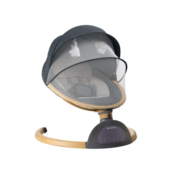 KIKKABOO HOUPACÍ LEHÁTKO ELEKTRICKÉ ASHLEE DARK GREY - LEHÁTKA A HOUPADLA - SPINKÁNÍ