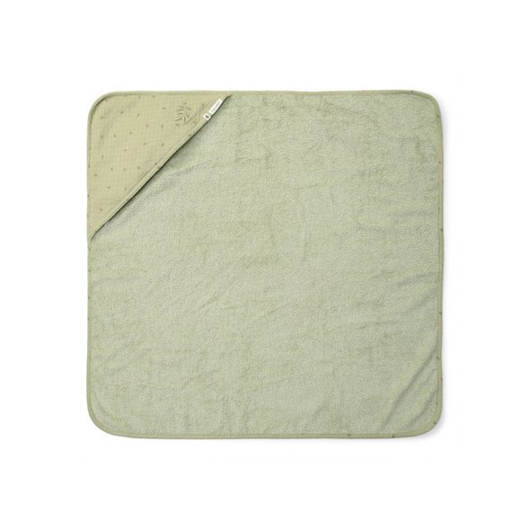 LITTLE DUTCH OSUŠKA S KAPUCÍ 100X100 CM PURE SAGE - OSUŠKY A DĚTSKÉ ŽUPANY - KOUPÁNÍ A ZDRAVÍ