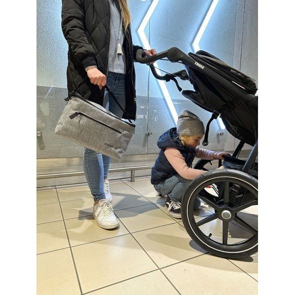 PINKIE ORGANIZÉR GREY MELANGE CLOSED - ORGANIZÉRY A KOŠÍKY - KOČÁRKY A PŘÍSLUŠENSTVÍ