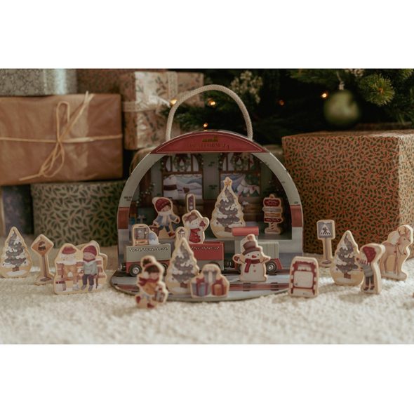 LITTLE DUTCH ADVENTNÍ KALENDÁŘ VLAKOVÉ NÁDRAŽÍ - LITTLE DUTCH - PRO DĚTI