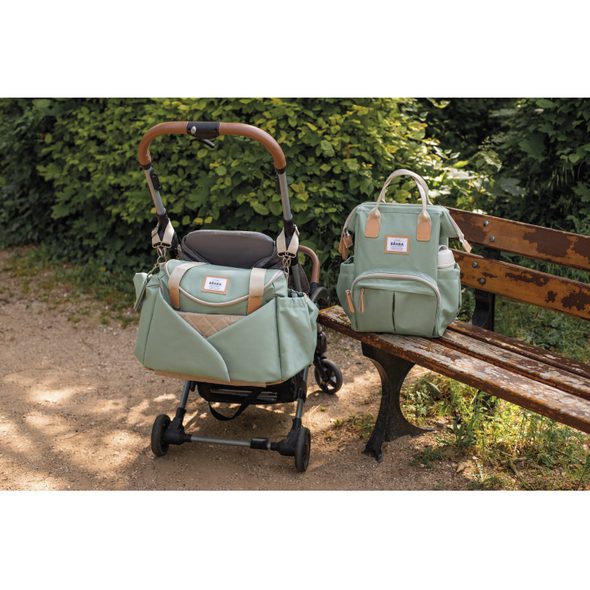 BEABA PŘEBALOVACÍ TAŠKA SYDNEY SAGE GREEN - PŘEBALOVACÍ TAŠKY - KOČÁRKY A PŘÍSLUŠENSTVÍ