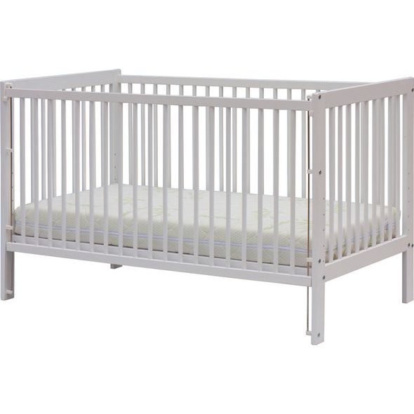 SCARLETT DĚTSKÁ POSTÝLKA SCARLETT PERTA - BÍLÁ (BUK) - STAHOVACÍ BOČNICE - 140 X 70 CM - DŘEVĚNÉ POSTÝLKY - SPINKÁNÍ