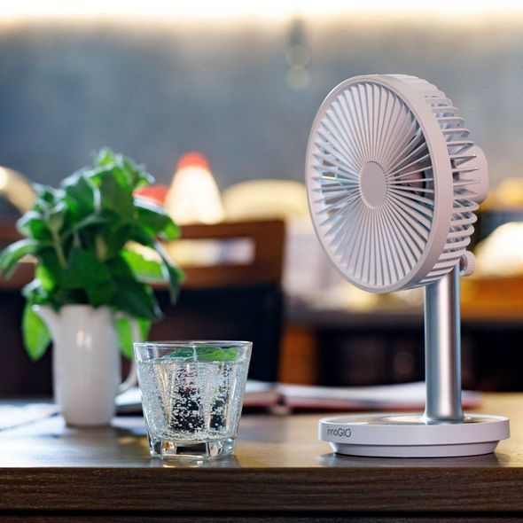 INNOGIO STOLNÍ USB VENTILÁTOR S PODSVÍCENÍM GIO AIR MIDI - ZVLHČOVAČE A ČISTIČKY VZDUCHU - SPINKÁNÍ