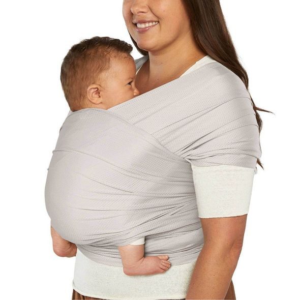 ERGOBABY ŠÁTEK MESH BABY WRAP - SOFT GREY - KLOKANKY A ŠÁTKY - NOŠENÍ & SPORT