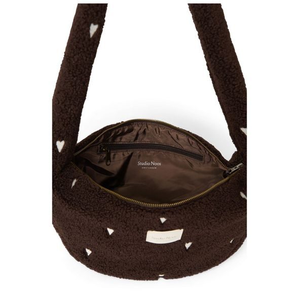 STUDIO NOOS TEDDY MINI CROSS BODY BAG CHOCOLATE HEARTS - DOPLŇKY - PRO MAMINKY