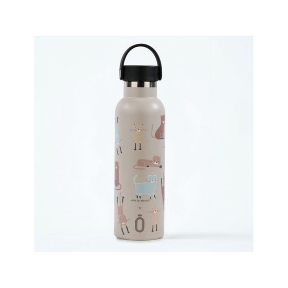 RUNBOTT TERMOLÁHEV 600 ML CATS TAUPE - TERMOOBALY A TERMOSKY - KRMENÍ