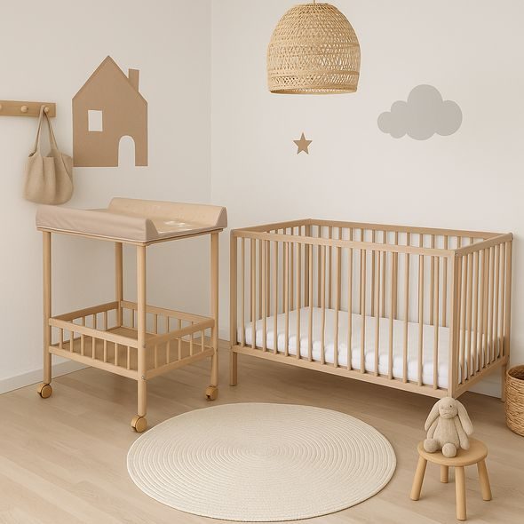 SCARLETT LEVNÁ POSTÝLKA SCARLETT GLERA - ECO PŘÍRODNÍ (BUK) - VYNDAVACÍ PŘÍČKY - 120X60CM - DŘEVĚNÉ POSTÝLKY - SPINKÁNÍ