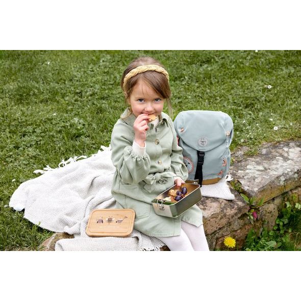 LÄSSIG DĚTSKÝ BATOH MINI OUTDOOR BACKPACK NATURE LIGHT BLUE - PRO PŘEDŠKOLÁKY - PRO DĚTI