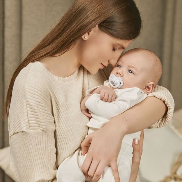 CANPOL BABIES SET SYMETRICKÝCH SILIKONOVÝCH DUDLÍKŮ 6-18M ROYAL BABY MODRÝ - ŠIDÍTKA A DOPLŇKY - KRMENÍ