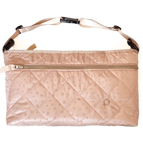 PINKIE ORGANIZÉR SOFT PINK DOTS S PŘEDNÍ KAPSOU-L - ORGANIZÉRY A KOŠÍKY - KOČÁRKY A PŘÍSLUŠENSTVÍ