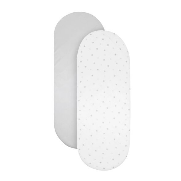 SHNUGGLE PROSTĚRADLO DO MOJŽÍŠOVA KOŠE 2BALENÍ STARS - PROSTĚRADLA - SPINKÁNÍ