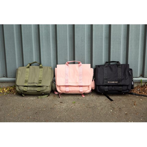 CHILDHOME ŠKOLNÍ TAŠKA CANVAS KHAKI - BATOHY A TAŠKY - PRO DĚTI