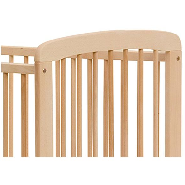 SCARLETT DĚTSKÁ POSTÝLKA SCARLETT MÍŠA - PŘÍRODNÍ (BUK) - VYNDAVACÍ PŘÍČKY - 120 X 60 CM - DŘEVĚNÉ POSTÝLKY - SPINKÁNÍ