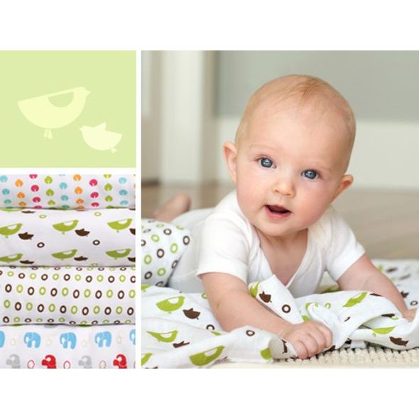 JJCOLE COLLECTIONS MUŠELÍNOVÁ PŘIKRÝVKA 2KS - DĚTSKÉ DEKY PRO MIMINKA - SPINKÁNÍ