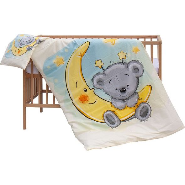 SCARLETT DĚTSKÁ POSTÝLKA S KOMPLETNÍ VÝBAVOU SCARLETT 120 X 60 CM - MIMAS - DŘEVĚNÉ POSTÝLKY - SPINKÁNÍ