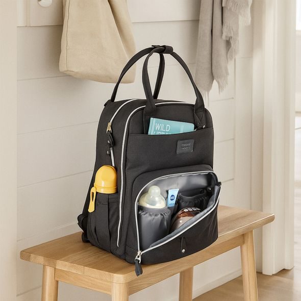 CANPOL BABIES MULTIFUNKČNÍ PŘEBALOVACÍ BATOH ČERNÝ - PŘEBALOVACÍ BATOHY - KOČÁRKY A PŘÍSLUŠENSTVÍ